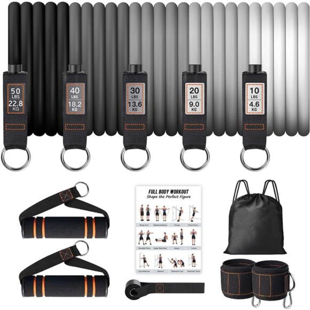 Resistance Bands For Working Out, Heavy Resistance Bands With Handles